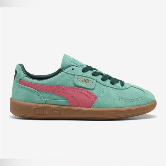 PUMA Palermo Sneakers – Aquatic Pink/Green – Size 8.5 - Picture 3 of 13